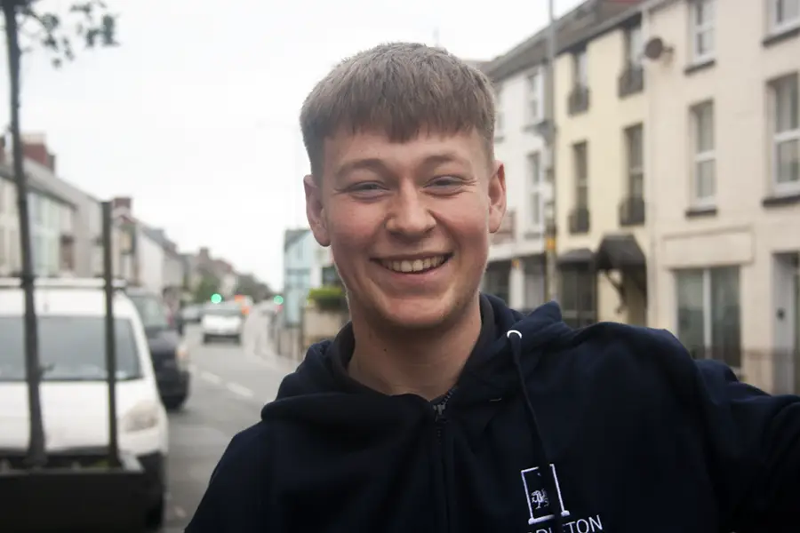 Logan Lewis member of staff at Middleton Glass Gwynedd Ltd.,
